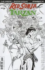 Variant Cover for Red Sonja / Tarzan #3