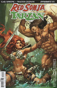 Variant Cover for Red Sonja / Tarzan #3