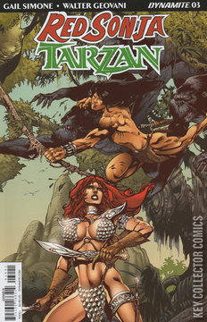Variant Cover for Red Sonja / Tarzan #3