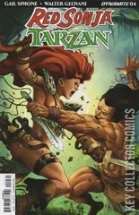 Variant Cover for Red Sonja / Tarzan #4