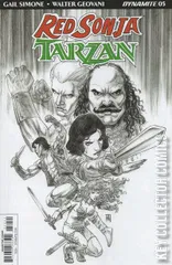 Variant Cover for Red Sonja / Tarzan #5