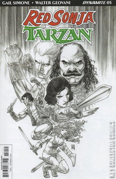 Variant Cover for Red Sonja / Tarzan #5