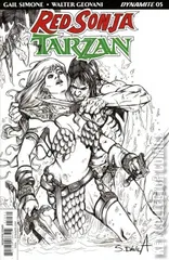 Variant Cover for Red Sonja / Tarzan #5
