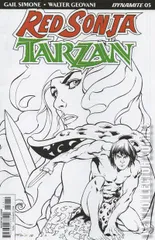 Variant Cover for Red Sonja / Tarzan #5
