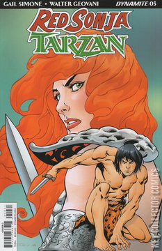 Variant Cover for Red Sonja / Tarzan #5