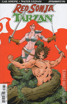 Variant Cover for Red Sonja / Tarzan #6