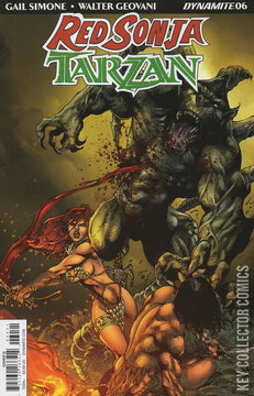 Variant Cover for Red Sonja / Tarzan #6