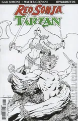 Variant Cover for Red Sonja / Tarzan #6