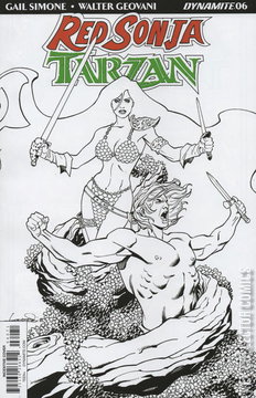 Variant Cover for Red Sonja / Tarzan #6