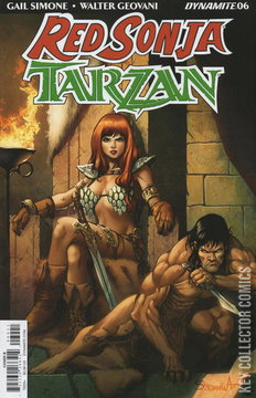 Variant Cover for Red Sonja / Tarzan #6