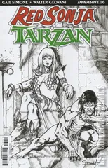 Variant Cover for Red Sonja / Tarzan #6