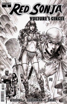 Variant Cover for Red Sonja: Vulture's Circle #5