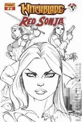 Variant Cover for Witchblade / Red Sonja #2