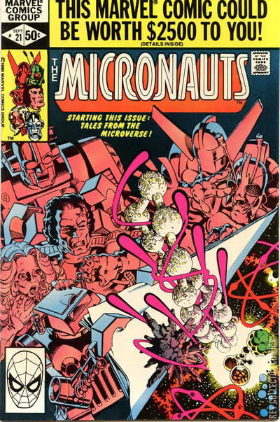 Micronauts Marvel comics keys 1, high quality 8, 9