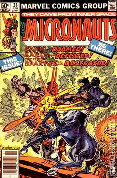 Variant Cover for Micronauts #28