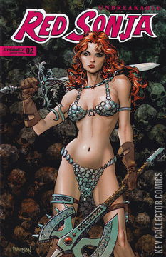 Variant Cover for Unbreakable Red Sonja #2