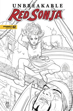 Variant Cover for Unbreakable Red Sonja #2