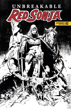Variant Cover for Unbreakable Red Sonja #2