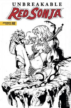 Variant Cover for Unbreakable Red Sonja #2