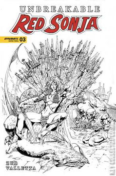Variant Cover for Unbreakable Red Sonja #3