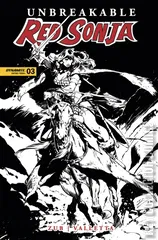Variant Cover for Unbreakable Red Sonja #3
