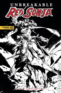 Variant Cover for Unbreakable Red Sonja #3