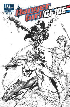 Variant Cover for Danger Girl / G.I. Joe #2