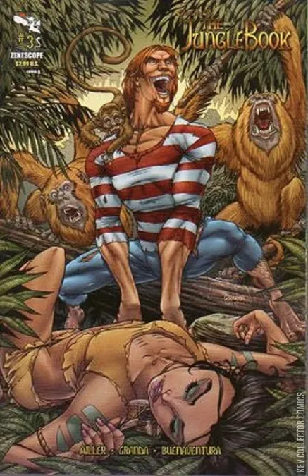 Cover art for Grimm Fairy Tales Presents: The Jungle Book #3 