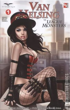 Variant Cover for Van Helsing vs. The League of Monsters #1