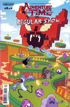 Variant Cover for Adventure Time / Regular Show #2