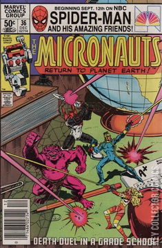 Variant Cover for Micronauts #36