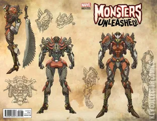 Variant Cover for Monsters Unleashed #3
