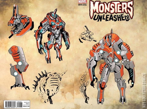 Variant Cover for Monsters Unleashed #4