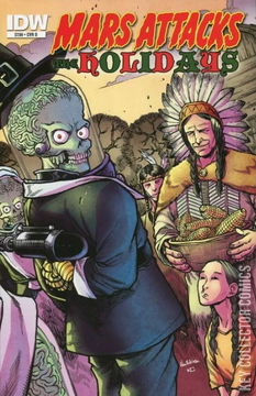 Variant Cover for Mars Attacks: The Holidays #1