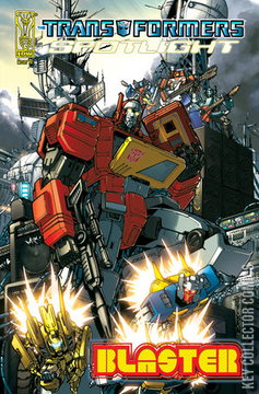 Variant Cover for Transformers Spotlight: Blaster #1