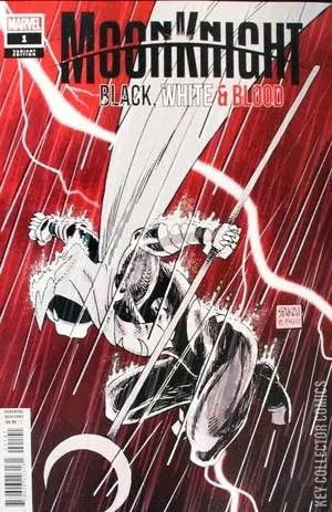 Variant Cover for Moon Knight: Black, White & Blood #1