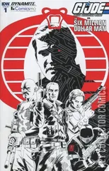 Variant Cover for G.I. Joe vs the Six Million Dollar Man #1
