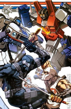 Variant Cover for G.I. Joe vs. The Transformers: The Art of War #3