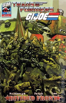 Variant Cover for Transformers / G.I. Joe: Divided Front #1