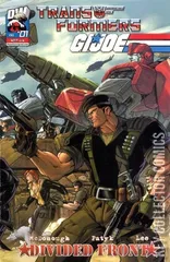 Variant Cover for Transformers / G.I. Joe: Divided Front #1