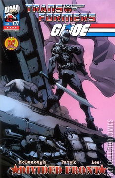 Variant Cover for Transformers / G.I. Joe: Divided Front #1