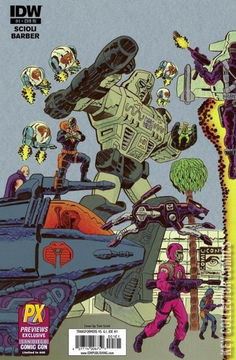 Variant Cover for Transformers vs. G.I. Joe #1