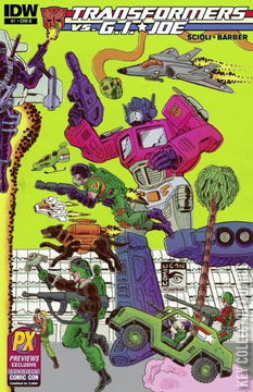 Variant Cover for Transformers vs. G.I. Joe #1