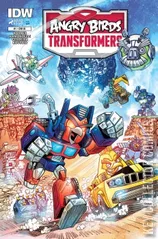 Variant Cover for Angry Birds / Transformers #1