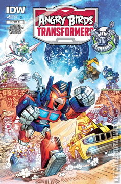 Variant Cover for Angry Birds / Transformers #1