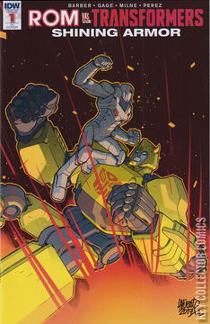 Variant Cover for ROM vs. Transformers: Shining Armor #1