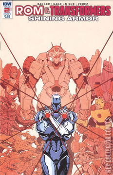 Variant Cover for ROM vs. Transformers: Shining Armor #2