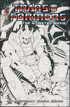 Variant Cover for Transformers Animated Movie Adaptation #4