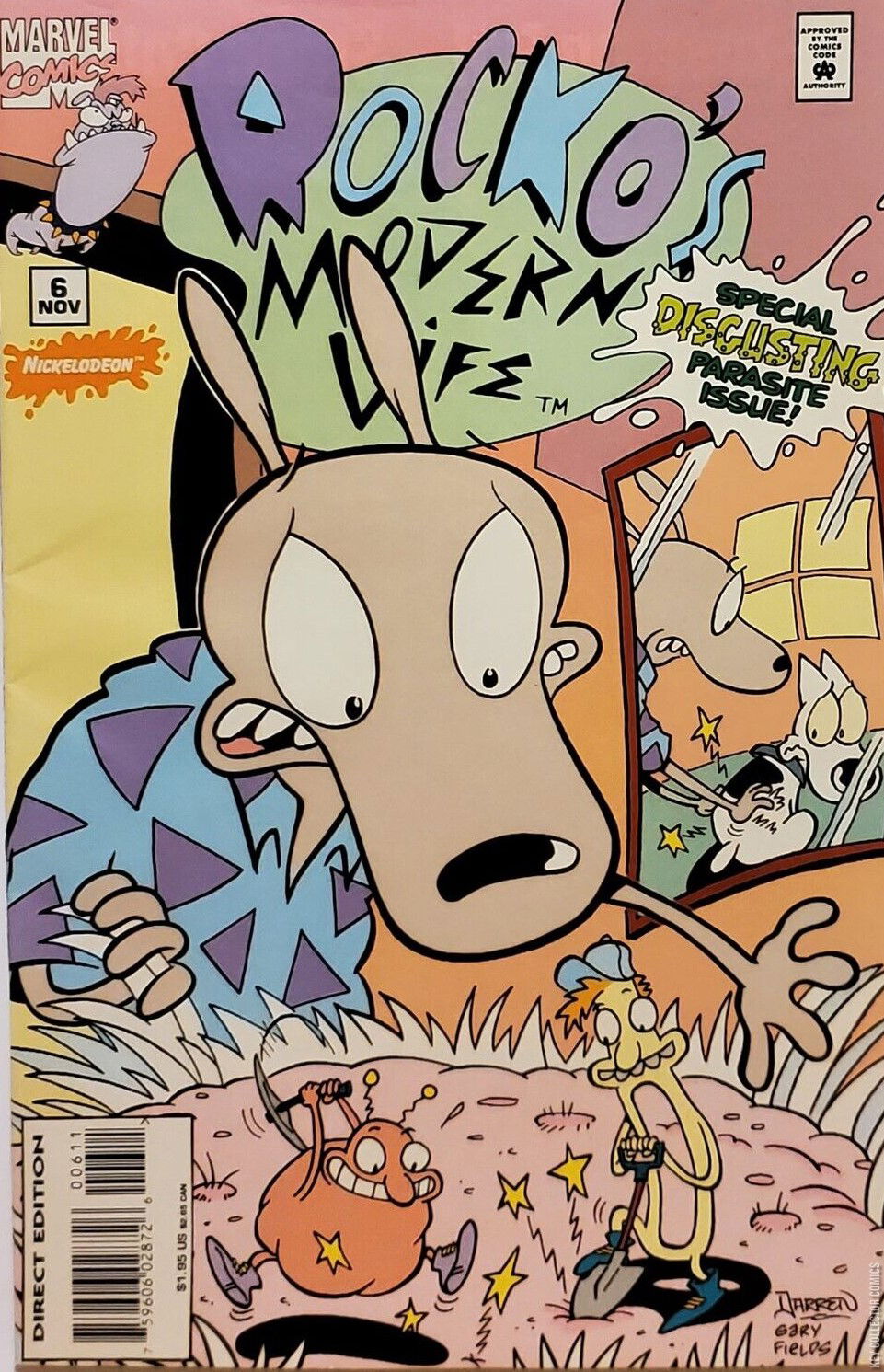 Cover art for Rocko's Modern Life #6