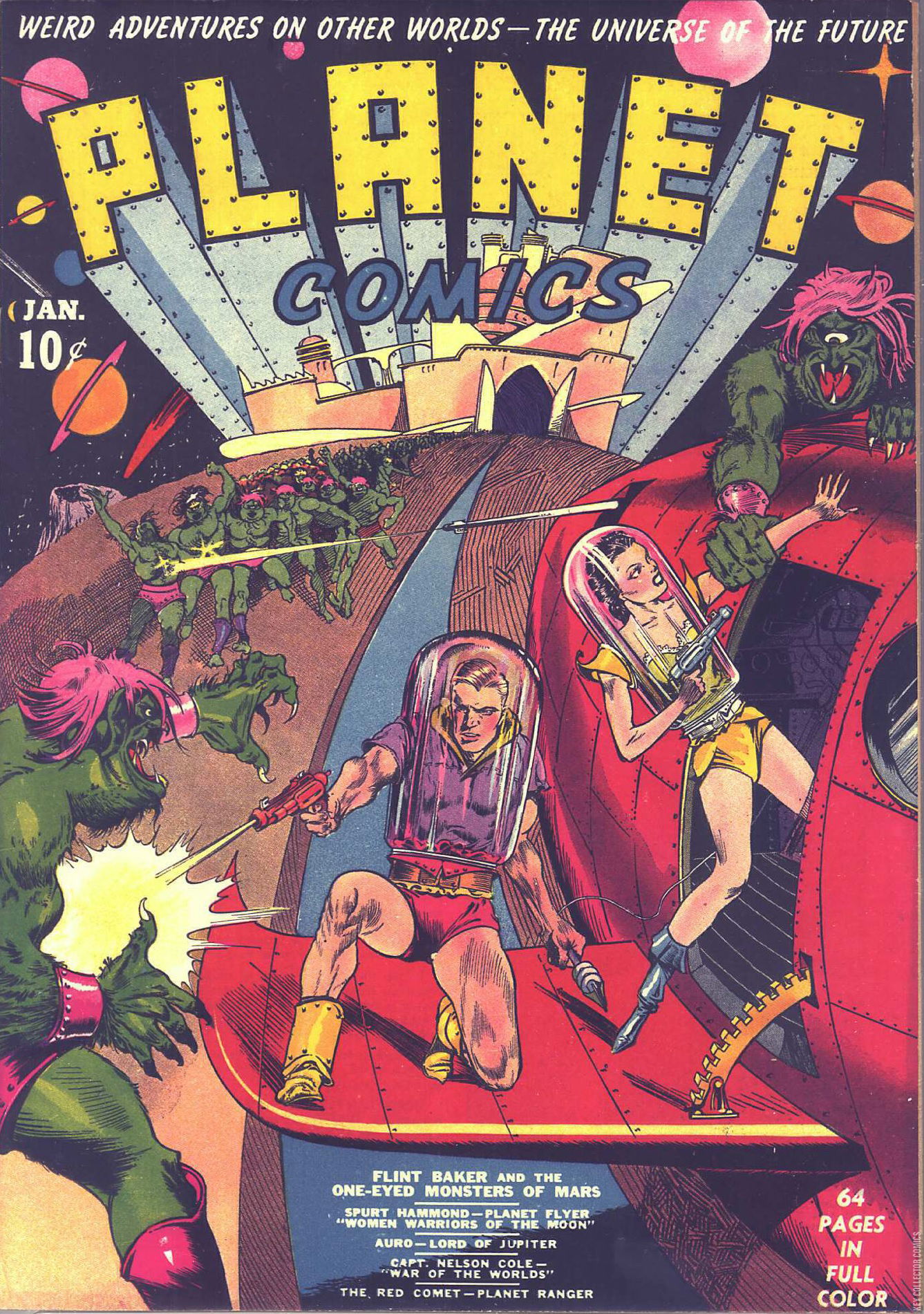 Planet Comics #1 Published January 1940 